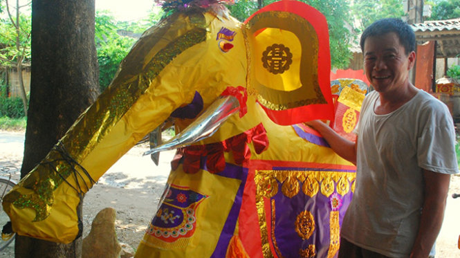 Mô hình con voi  - Ảnh: Kiều Linh 