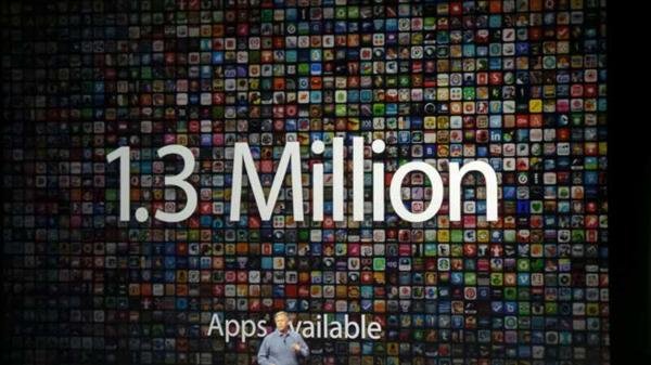 Số ứng dụng Apple Store vượt quá 1,3 triệu - Ảnh: CNET