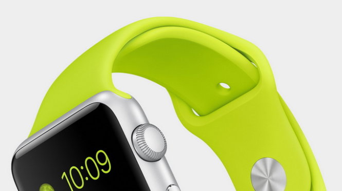 Apple Watch Sport bằng nhôm, dây đeo nhựa - Ảnh: Apple