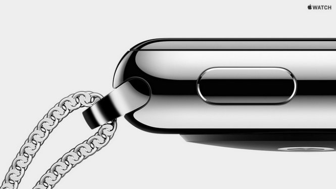 Apple Watch bằng thép không rỉ, dây kim loại - Ảnh: Apple