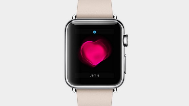 Apple Watch đo nhịp tim - Ảnh: Apple