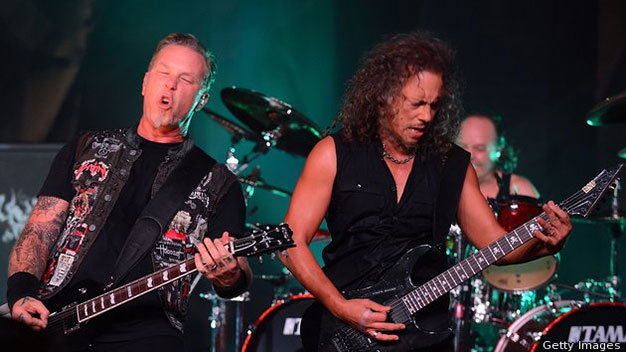 Các rocker của Metallica lập kỷ lục thế giới - Ảnh: RTE