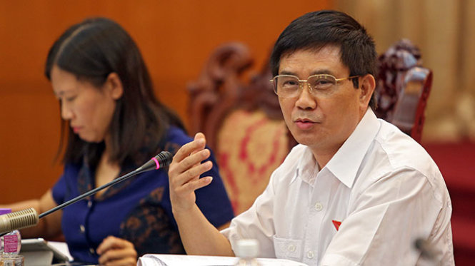 Chủ nhiệm Ủy ban Tư pháp Nguyễn Văn Hiện - Ảnh: Việt Dũng