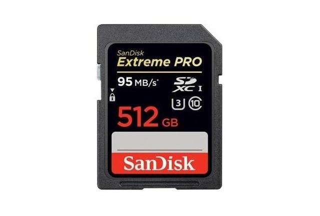 Thẻ nhớ SanDisk Extreme PRO SDXC UHS-I dung lượng 512 GB - Ảnh: Internet