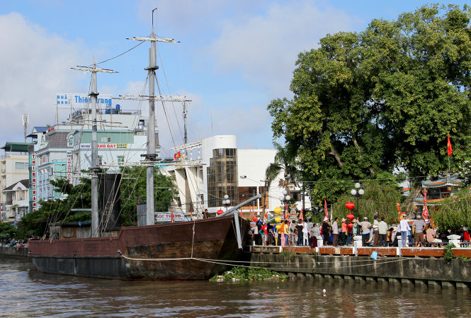 Tàu L’ Espérance được phục dựng - Ảnh: Nguyễn Định