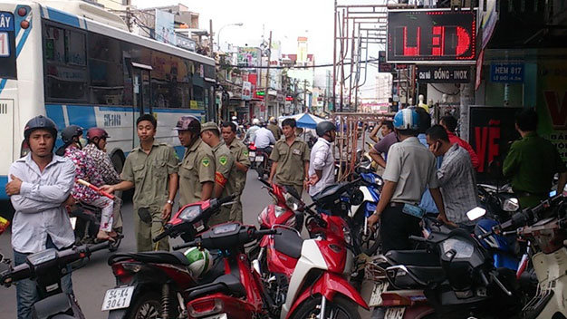 Hiện trường vụ án mạng đang được Công an phong tỏa - Ảnh: Đức Thanh