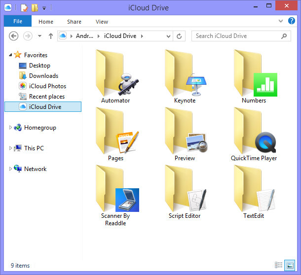 Thư mục lưu trữ dữ liệu do iCloud Drive trên Windows tạo ra - Ảnh: 4pda.ru