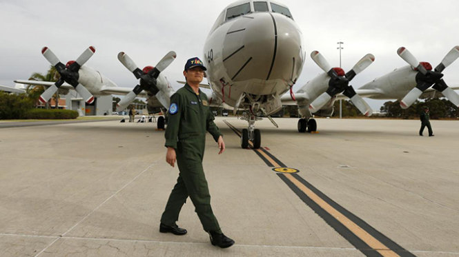 Một máy bay P-3 tại căn cứ ở Úc - Ảnh: Reuters