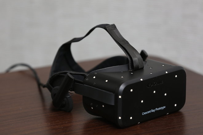 Thiết bị thực tại ảo Oculus Rift thế hệ thứ ba Crescent Bay - Ảnh: Wired