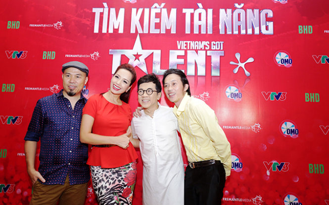 Bốn giám khảo của Vietnam's Got Talent mùa thứ 3 - Ảnh: Đại Ngô