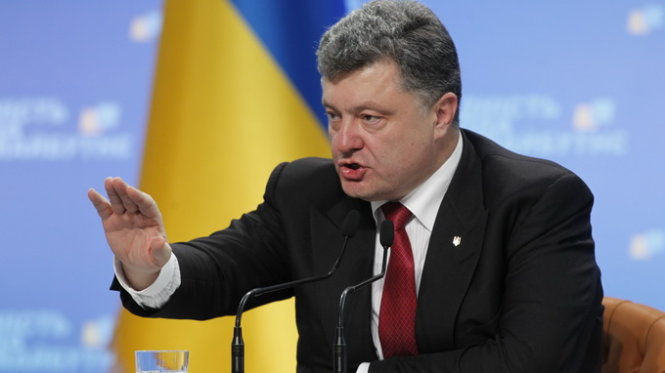 Tổng thống Ukraine Petro Poroshenko khẳng định sẽ đưa đất nước gia nhập EU - Ảnh: Reuters