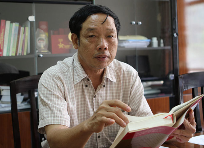 Ông Nguyễn Văn Lanh, nguyên cục trưởng Cục Lưu trữ Văn phòng Trung ương Đảng - Ảnh: V.V.T.