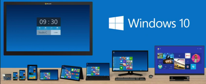 Windows 10 là nền tảng hợp nhất cho nhiều dạng thiết bị, một chợ ứng dụng - Ảnh: Microsoft