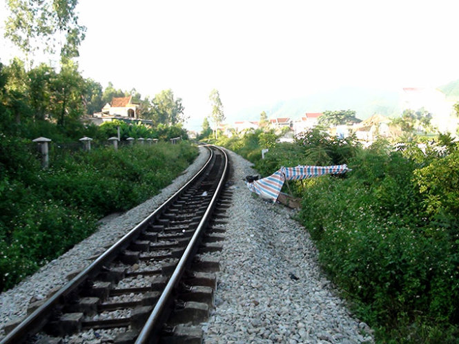 Tuyến đường sắt nơi xảy ra vụ tai nạn
