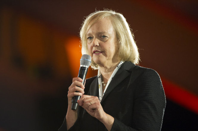 Giám đốc điều hành (CEO) HP bà Meg Whitman - Ảnh: Bloomberg