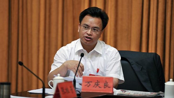 Cựu  bí thư thành phố Quảng Châu Vạn Khánh Lương - Ảnh: AFP
