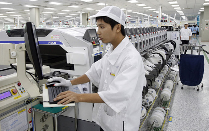 Một khu sản xuất trong “thị trấn công nghệ” - Ảnh: Nguyễn Khánh