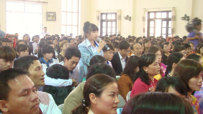 Một học sinh ở Lai Châu đặt câu hỏi với Bộ trưởng về 