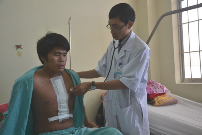Anh Nguyễn Văn Chung hiện nay đã hồi phục sức khỏe. Ảnh: CHÂU TƯỜNG