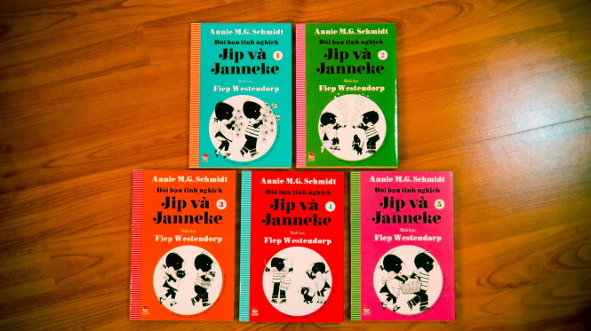 Bộ sách Jip và Janneke - Ảnh: K.Ngọc