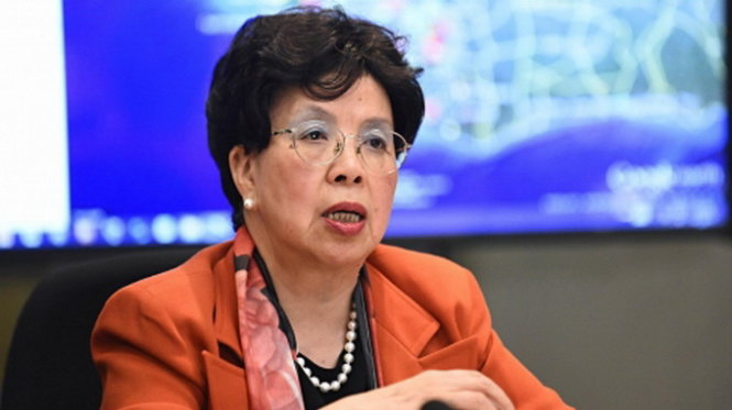 Bà magaret Chan, giám đốc WHO tại một cuộc họp ở Tunisia - Ảnh: Reuters