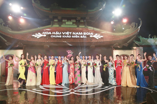 20 thí sinh xuất sắc được chọn tham dự Chung kết Hoa hậu Việt Nam 2014 tại Phú Quốc. - Ảnh: BTC cung cấp