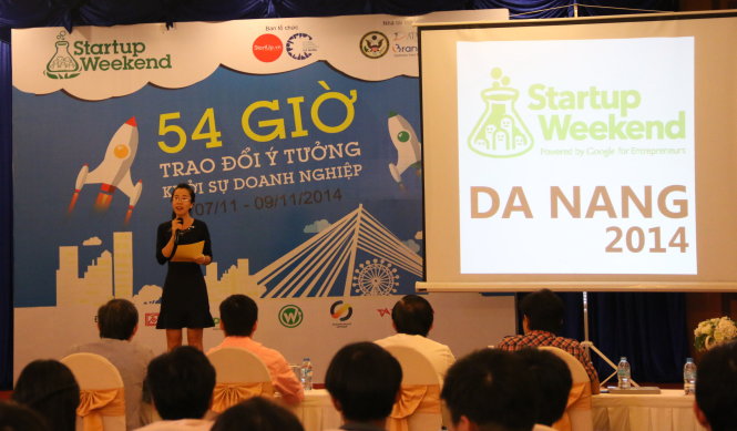 Khởi nghiệp Cuối tuần (Startup Weekend) 2014 tại Đà Nẵng - Ảnh: Hải Nguyễn
