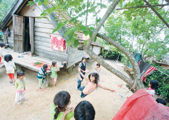 Trò nhảy dây vốn được các bé gái yêu thích