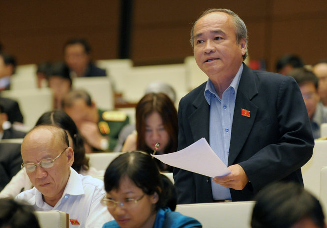 Đại biểu Huỳnh Minh Thiện (TP.HCM) - Ảnh: Hoàng Nam