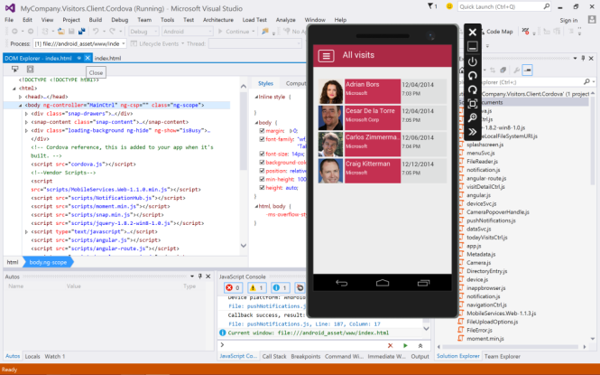 Tạo ứng dụng .NET chạy được trên nhiều nền tảng từ Visual Studio 2015 - Ảnh: VentureBeat