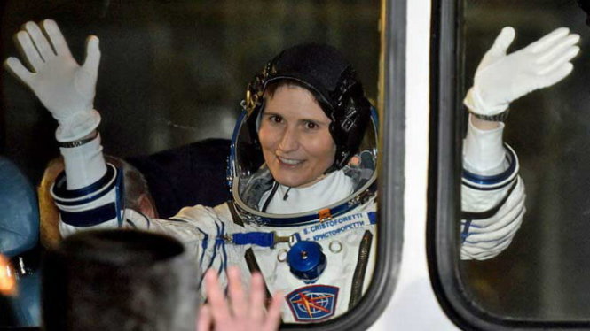 Samantha Cristoforetti, người phụ nữ Ý đầu tiên bay vào không gian và làm việc trên ISS -  Ảnh: Reuters