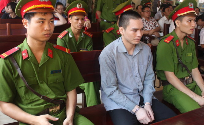 Nghi can Lý Nguyễn Chung tại phiên tòa ngày 29-9-2014