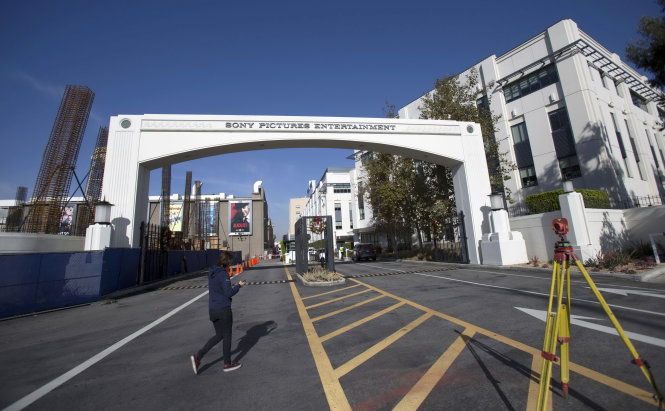 Trụ sở Sony Pictures ở Los Angeles - Ảnh: Reuters