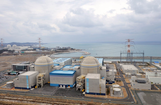 Nhà máy điện hạt nhân Gori, một trong 23 nhà máy điện hạt nhân đang hoạt động khắp Hàn Quốc – Ảnh minh họa: businesskorea.co.kr