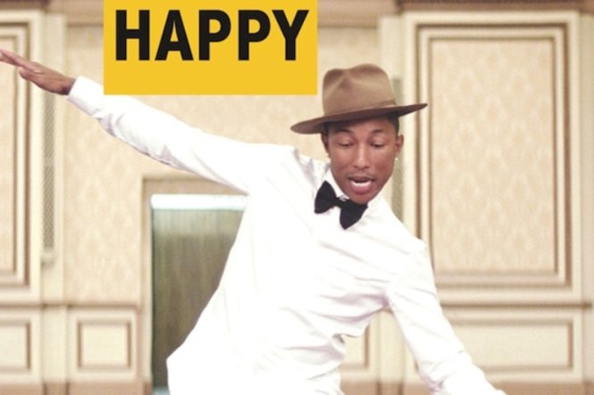 Pharrell Williams yêu đời trong ca khúc “Happy”