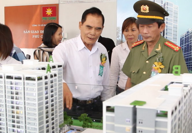Giá bán cho các chiến sĩ công an được tính theo dự án nhà ở xã hội và được vay gói 30.000 tỉ đồng - Ảnh: Đình Dân