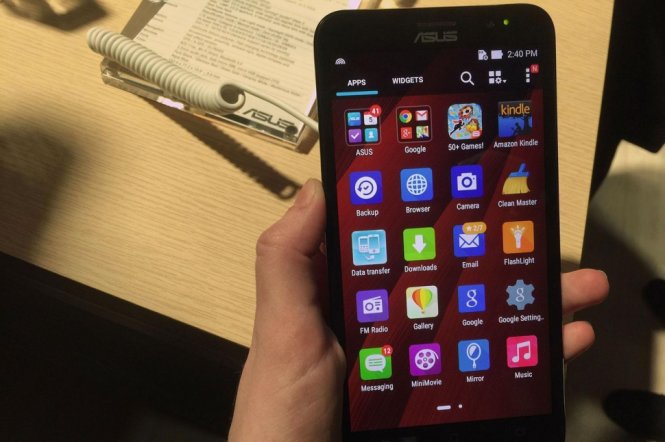 Giao diện ZenUI trên nền Android 5.0 Lollipop - Ảnh: Digital Trends