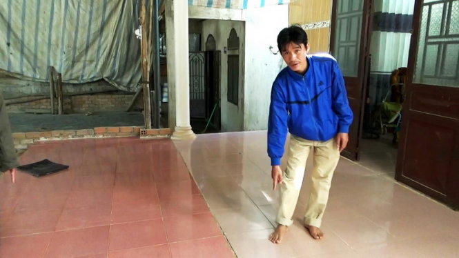 Hiện trường vụ việc kiểm lâm nổ súng làm ông Bằng bị thương ẢNH: NGUYỄN NAM