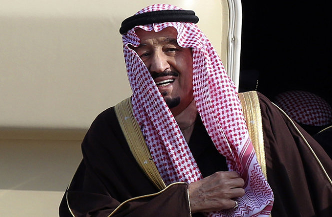 Thái tử Salman bin Abdulaziz al-Saud trong lần công du đến Nhật vào tháng 2-2014 - Ảnh: Reuters