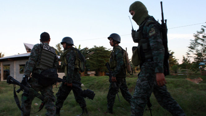 Xung đột giữa lực lượng cảnh sát Philippines và quân Moro xảy ra rạng sáng qua (25-1) tại Mamasapano - Ảnh: AP