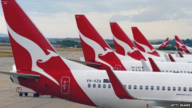 Máy bay của hãng hàng không ÚC Qantas Airqays - Ảnh: Getty Images