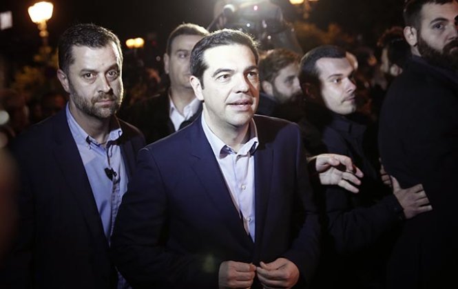 Tân thủ tướng Hi Lạp Alexis Tsipras tỏ rõ quyết tâm thực hiện các cam kết tranh cử - Ảnh: Reuters