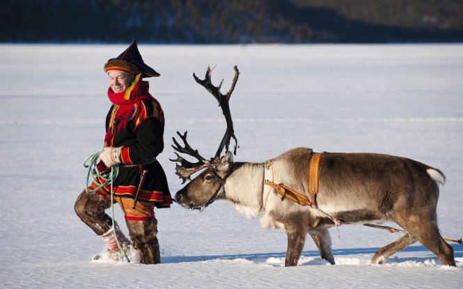 Trang phục truyền thống Kolt của người Sami, Phần Lan - Ảnh: Rough Guides