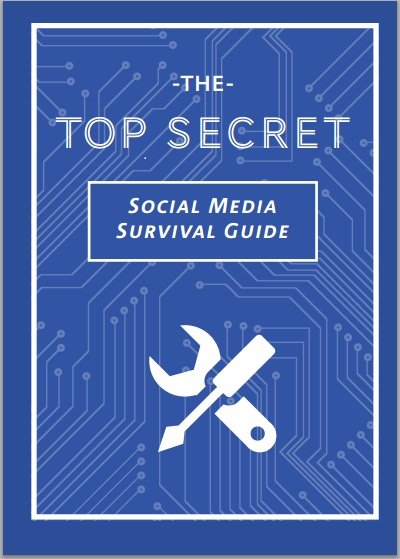 Bìa cuốn sách “Top Secret Social Media Survival Guide” - Ảnh chụp lại từ màn hình
