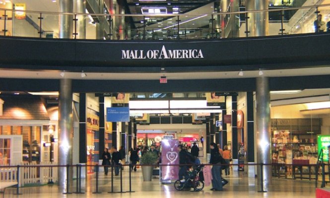 Trung tâm mua sắm Mall of America ở Minnesota - Ảnh: AFP 