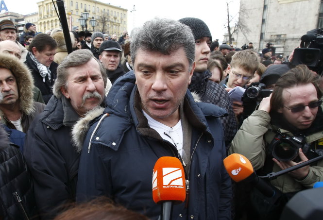 Cựu phó thủ tướng Nga Boris Nemtsov - Ảnh: Reuters