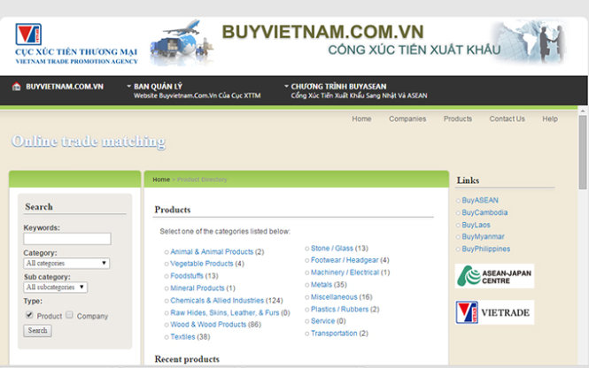 Website thương mại điện tử buyvietnam.com.vn