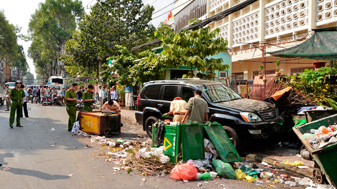 Hiện trường vụ tai nạn - Ảnh: Hải Hiếu