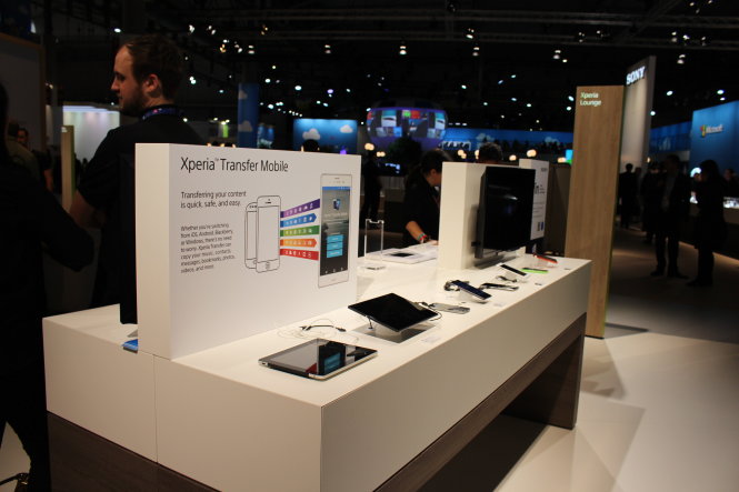 Tablet và smartphone Sony ra mắt tại MWC 2015 - Ảnh: Neowin