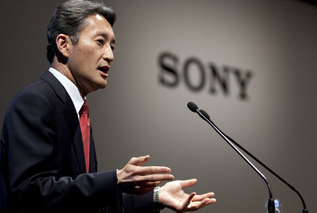 Ông Kazuo Hirai, giám đốc điều hành Sony - Ảnh: Bloomberg